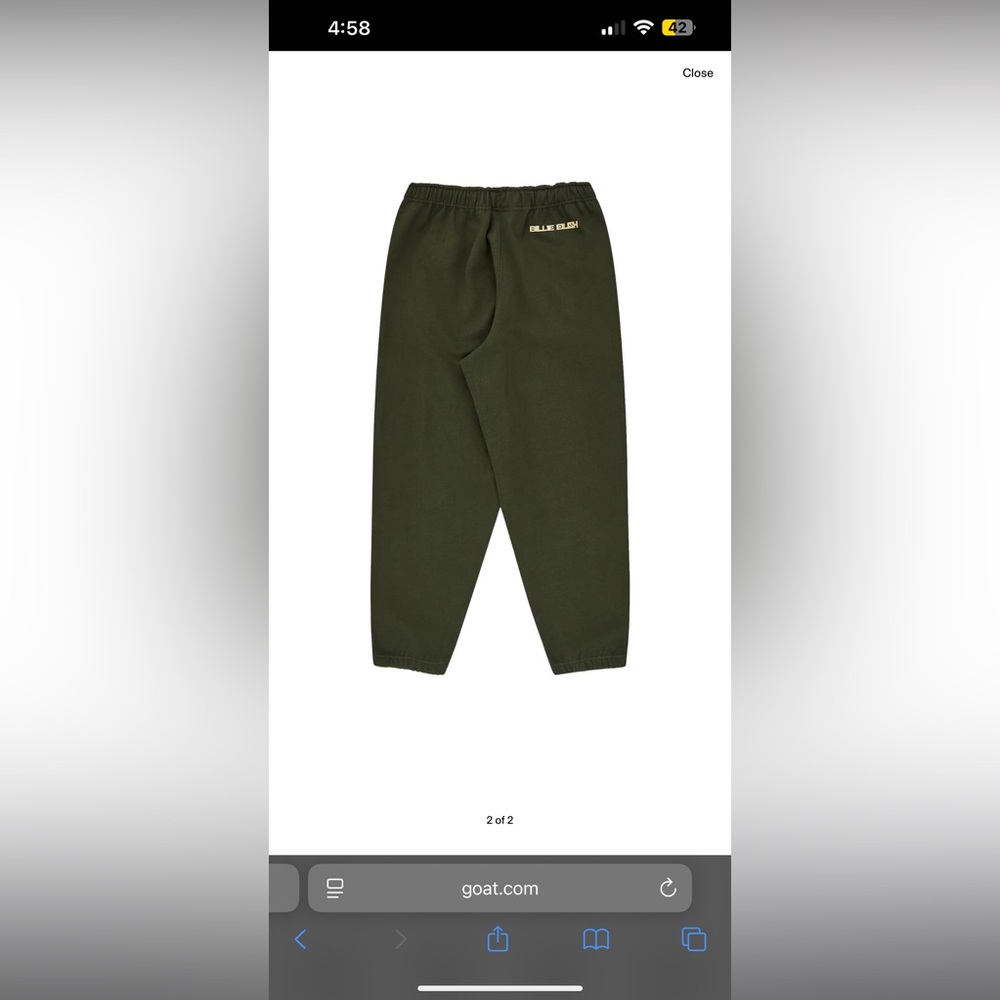 Nike x Billie Eilish sweatpants